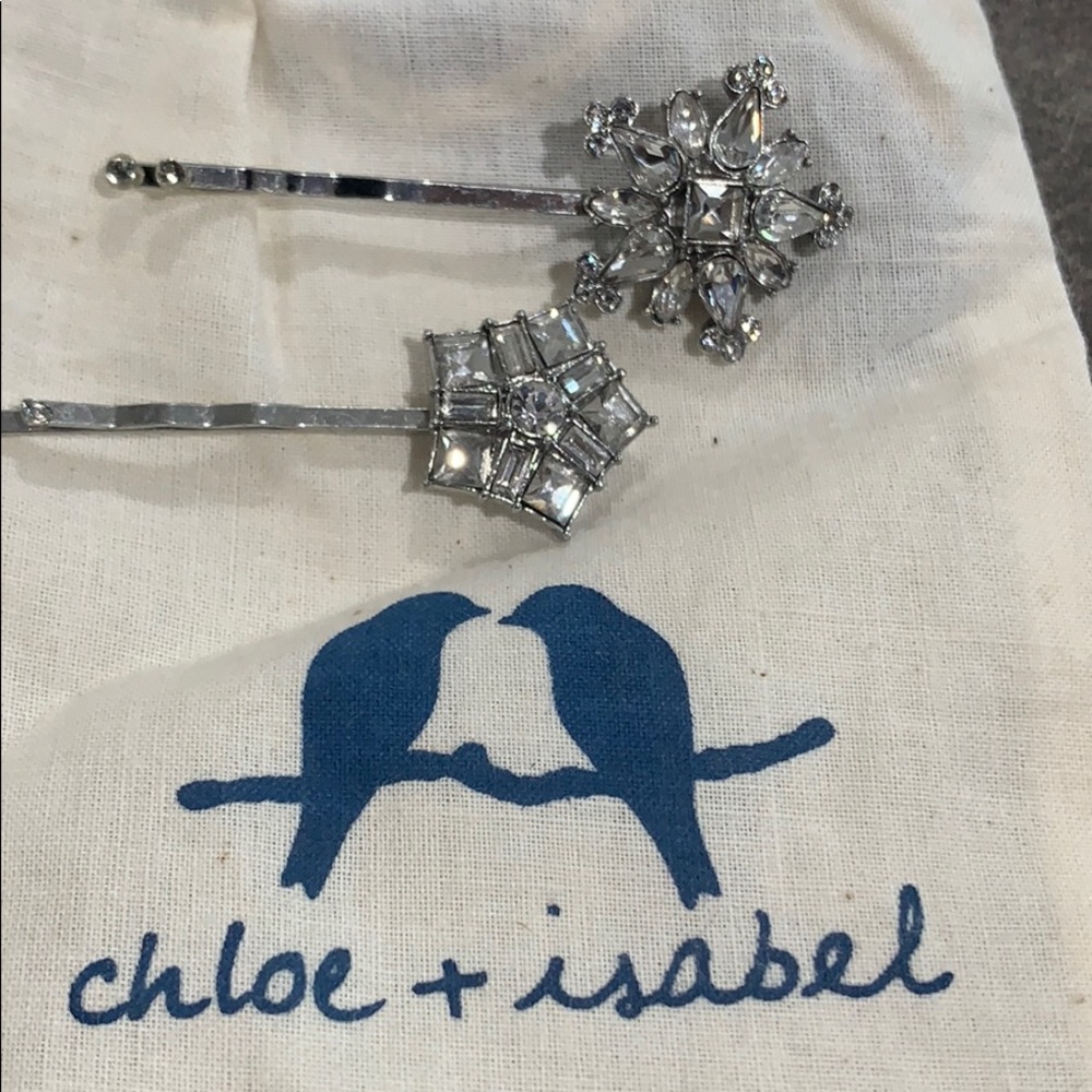 CHLOE + ISABEL NWOT GEMSTONE BOBBY-PINS